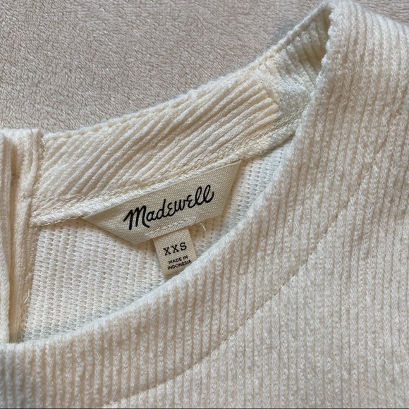 {Madewell} Ottoman Jacquard Button-Back Top - Picture 9 of 11